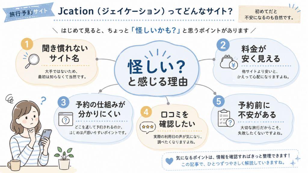 Jcationが怪しいと検索されやすい理由の整理図